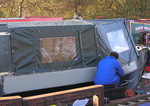 Narrowboat Cratch Cover