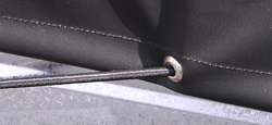 Eyelet shockcord detail