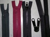Vislon type zipping